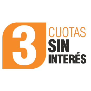 3 cuotas sin interés